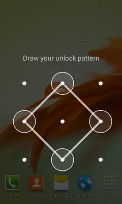 Transparent Pattern Lock android App screenshot 4