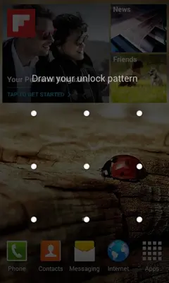 Transparent Pattern Lock android App screenshot 5